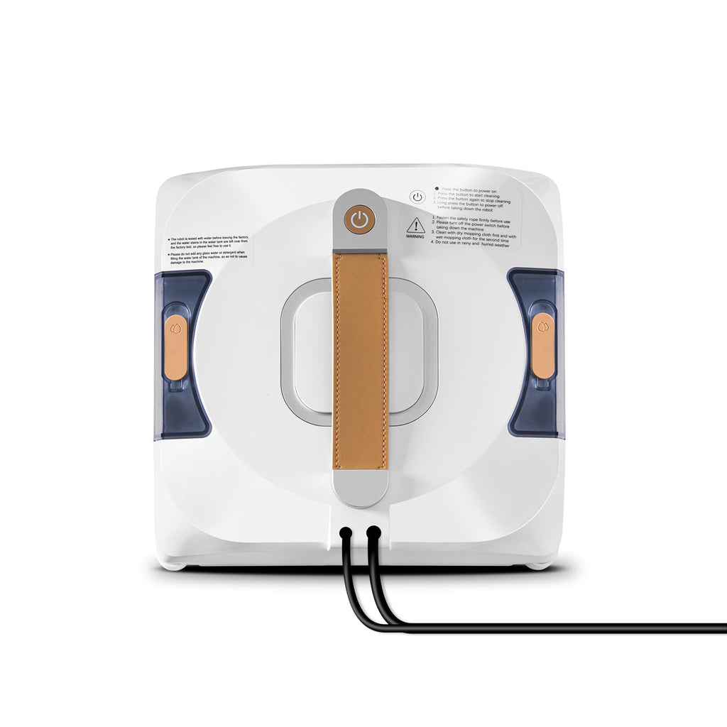 Robot nettoyeur de vitres Dual Spray - Avec double réservoir de 110 ml - Aspirateur intelligent pour intérieur et extérieur - Pour fenêtre de grande hauteur - Nouveau mode de nettoyage humide