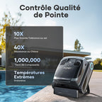 AIPER Scuba X1 Robot Piscine avec App, Aspirateur Piscine avec WavePath 3.0 et Navigation Intelligente, Système de Filtration Ultra-Fine, Nettoyage Ligne d’Eau, Idéal pour Les Piscines Enterrées