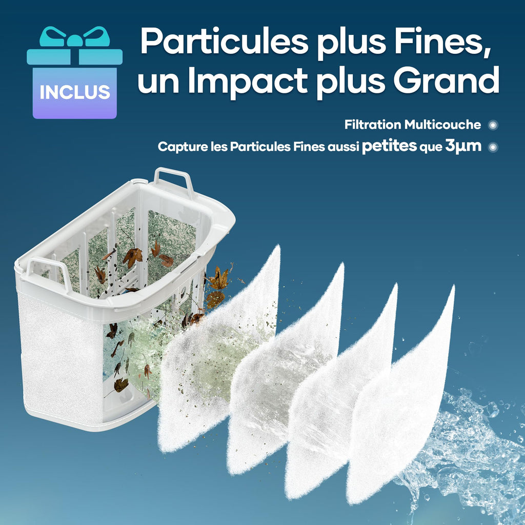 AIPER Scuba X1 Robot Piscine avec App, Aspirateur Piscine avec WavePath 3.0 et Navigation Intelligente, Système de Filtration Ultra-Fine, Nettoyage Ligne d’Eau, Idéal pour Les Piscines Enterrées