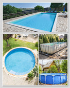 WYBOT Robot Piscine sans Fil pour Piscine Hors Sol Jusqu'à 80m², Double Motorisation Aspirateur Robot Piscine 100 Minutes d'Aspiration Puissante Robot | Stationnement Automatique Blanc